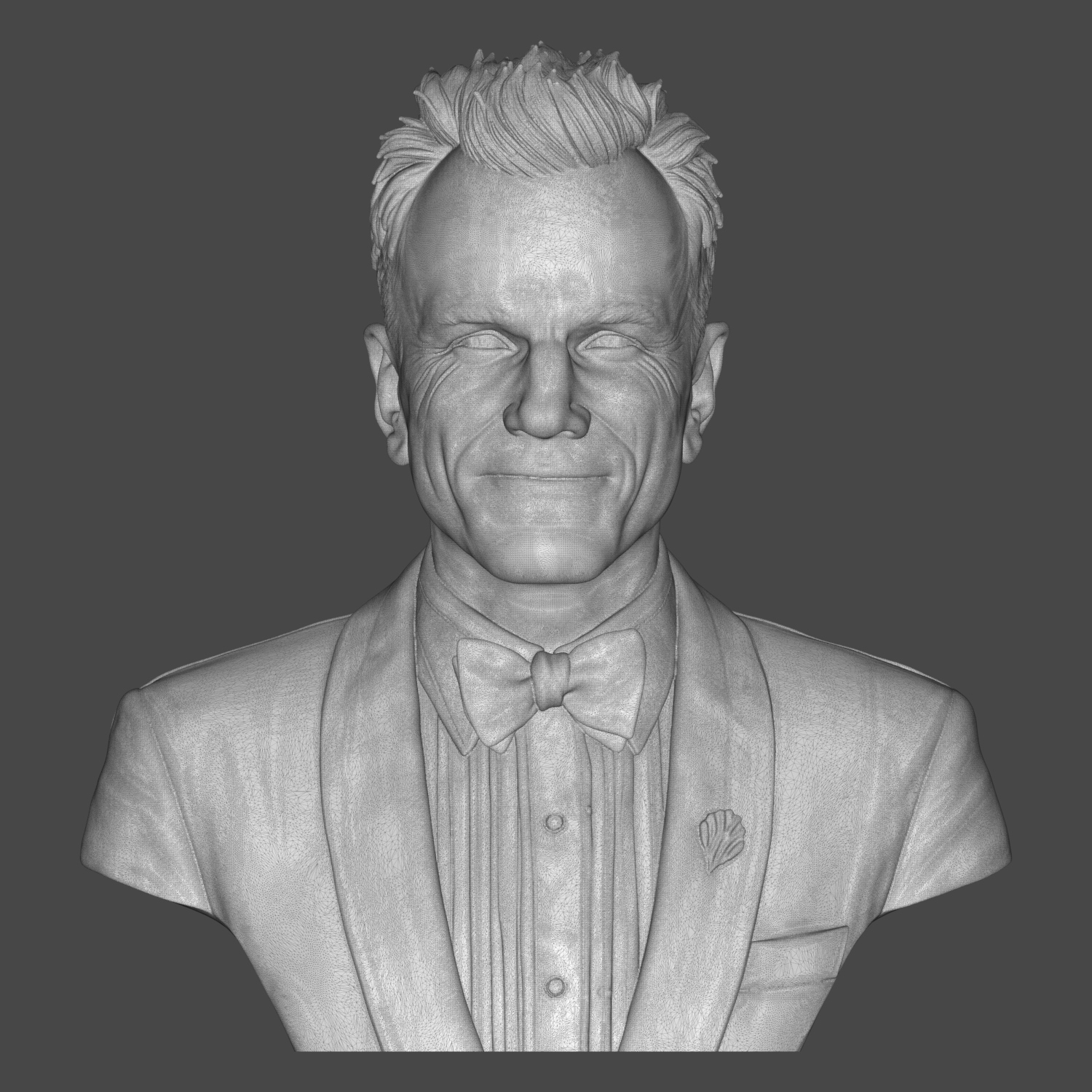 Daniel Day-Lewis Portrait 3D Printable Bust 3D Model