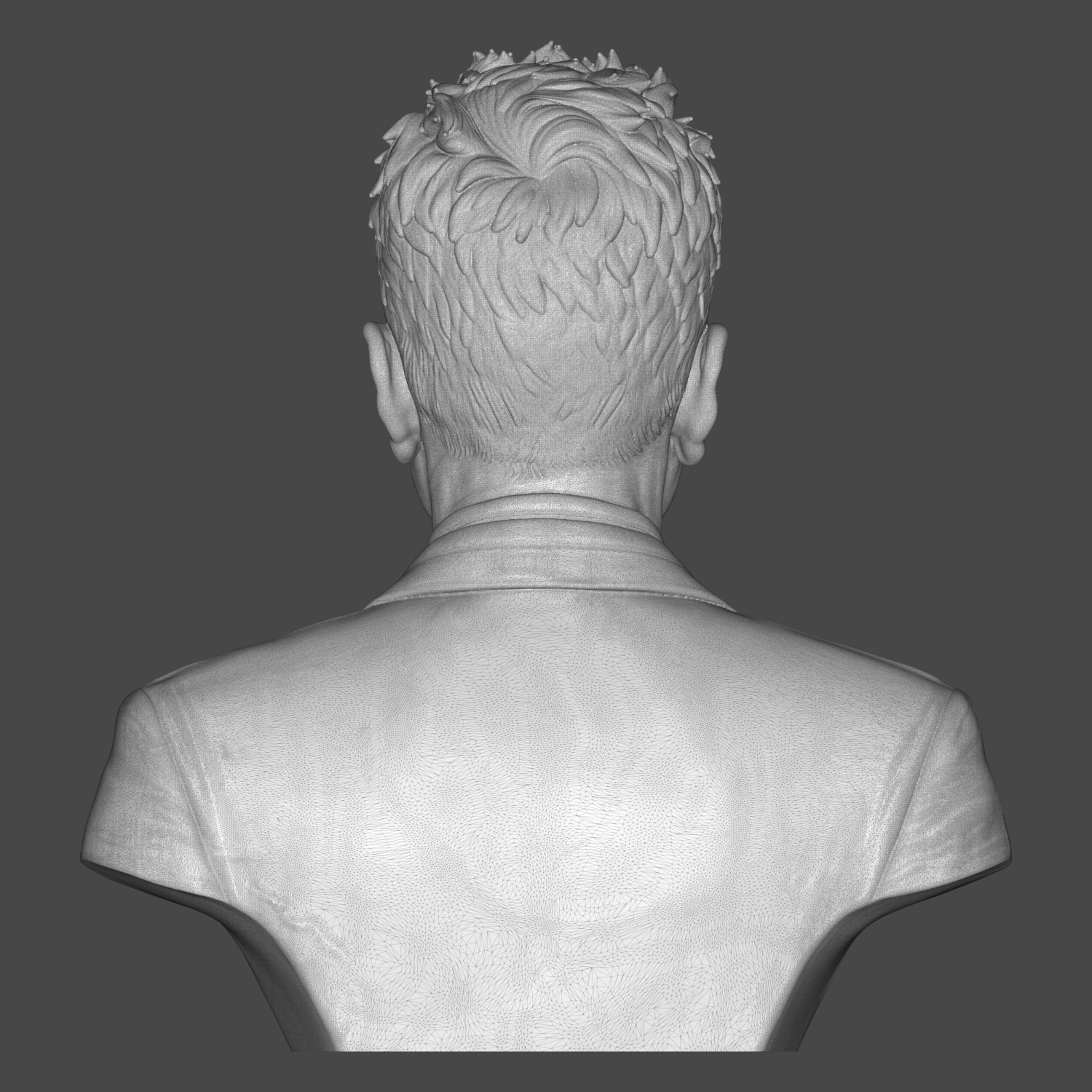 Daniel Day-Lewis Portrait 3D Printable Bust 3D Model