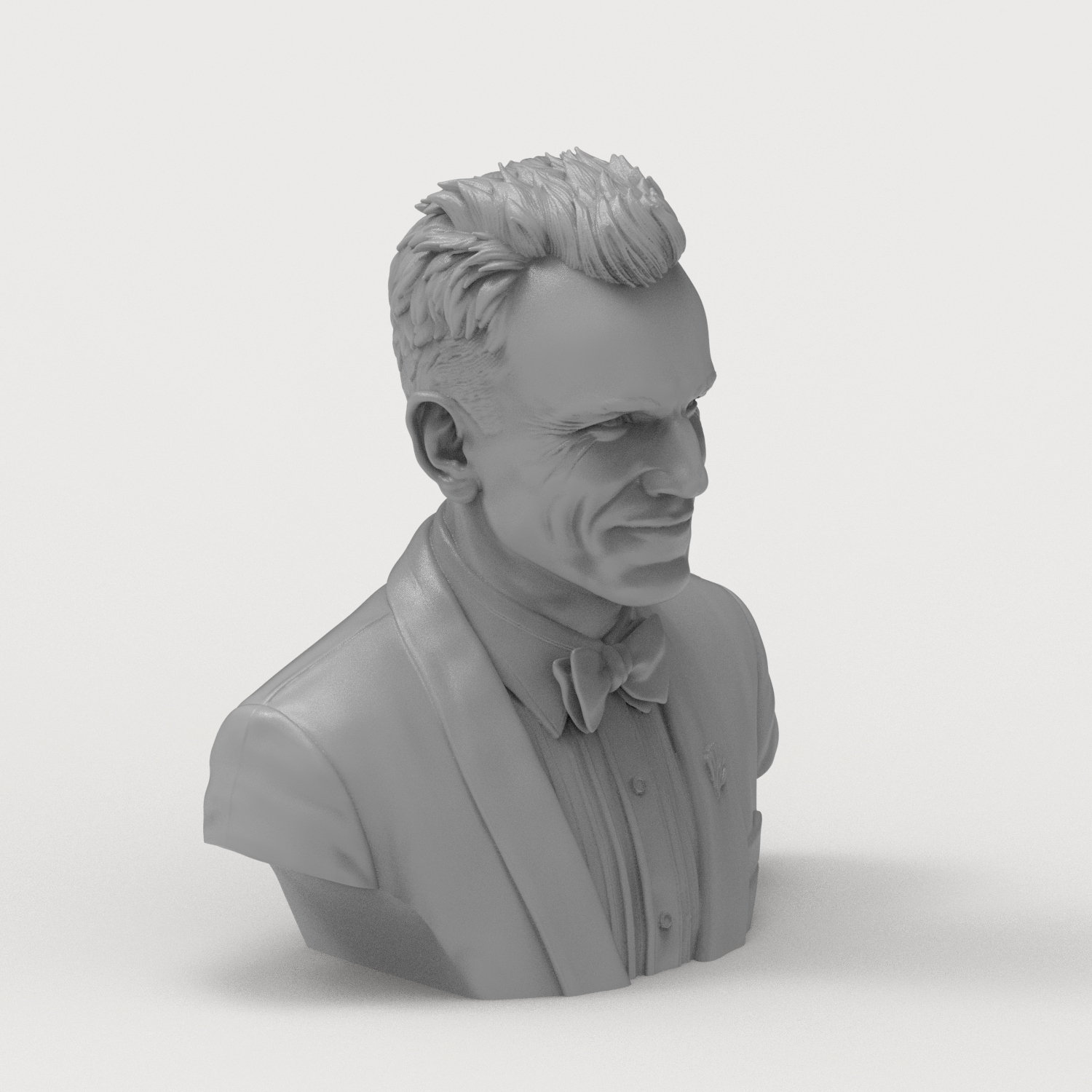 Daniel Day-Lewis Portrait 3D Printable Bust 3D Model
