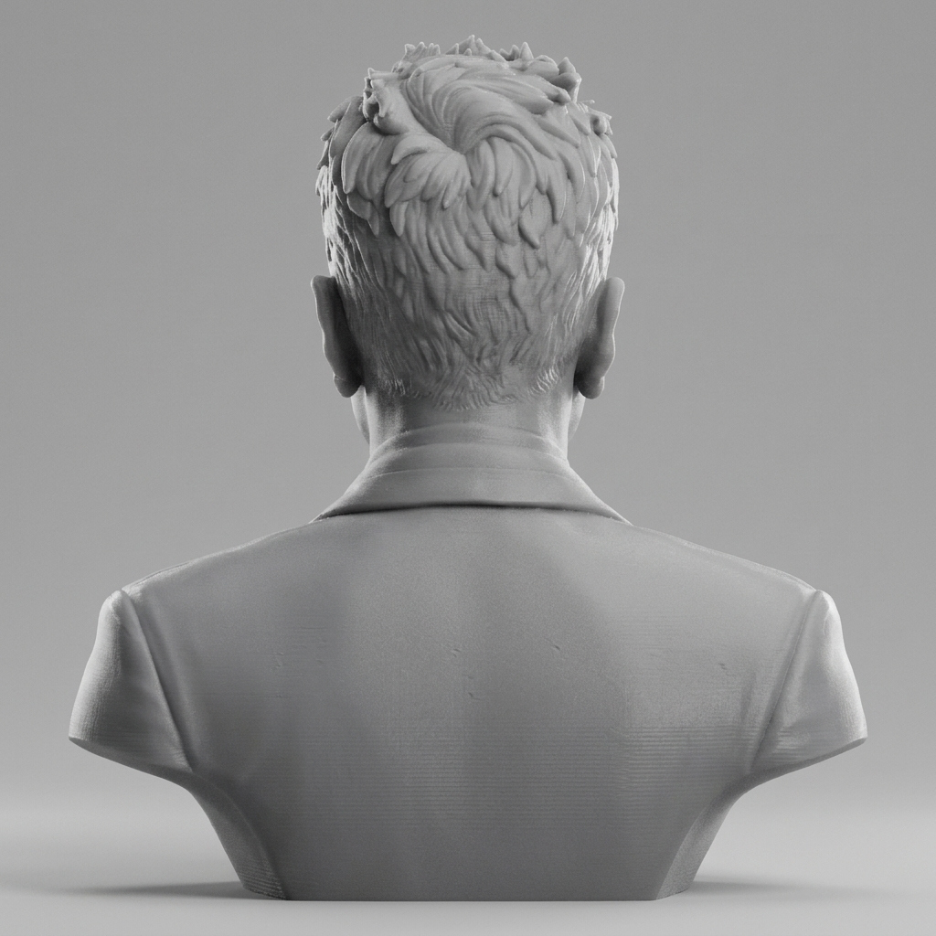 Daniel Day-Lewis Portrait 3D Printable Bust 3D Model