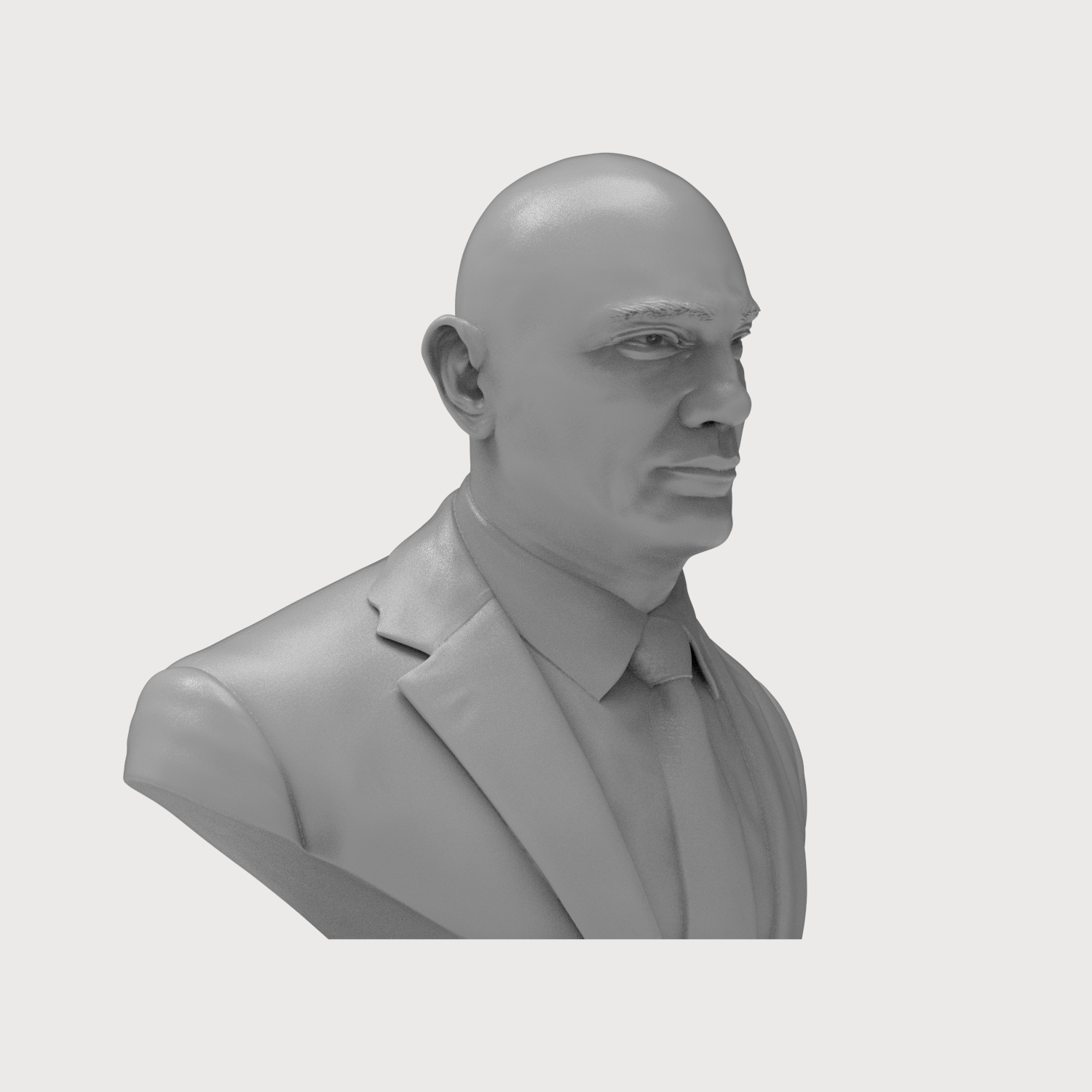 Dave Bautista Drax Suit 3D Printable Bust 3D Model