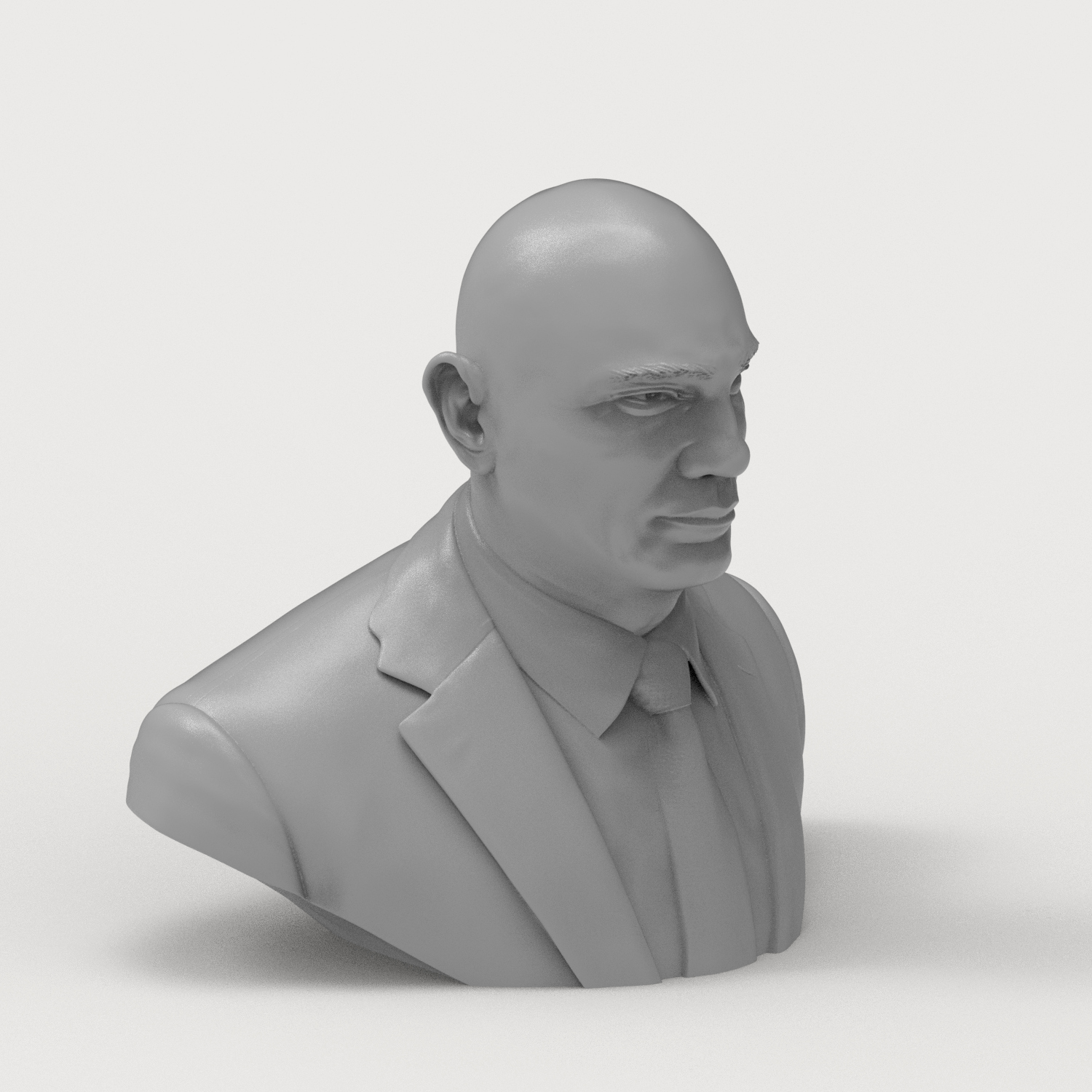 Dave Bautista Drax Suit 3D Printable Bust 3D Model