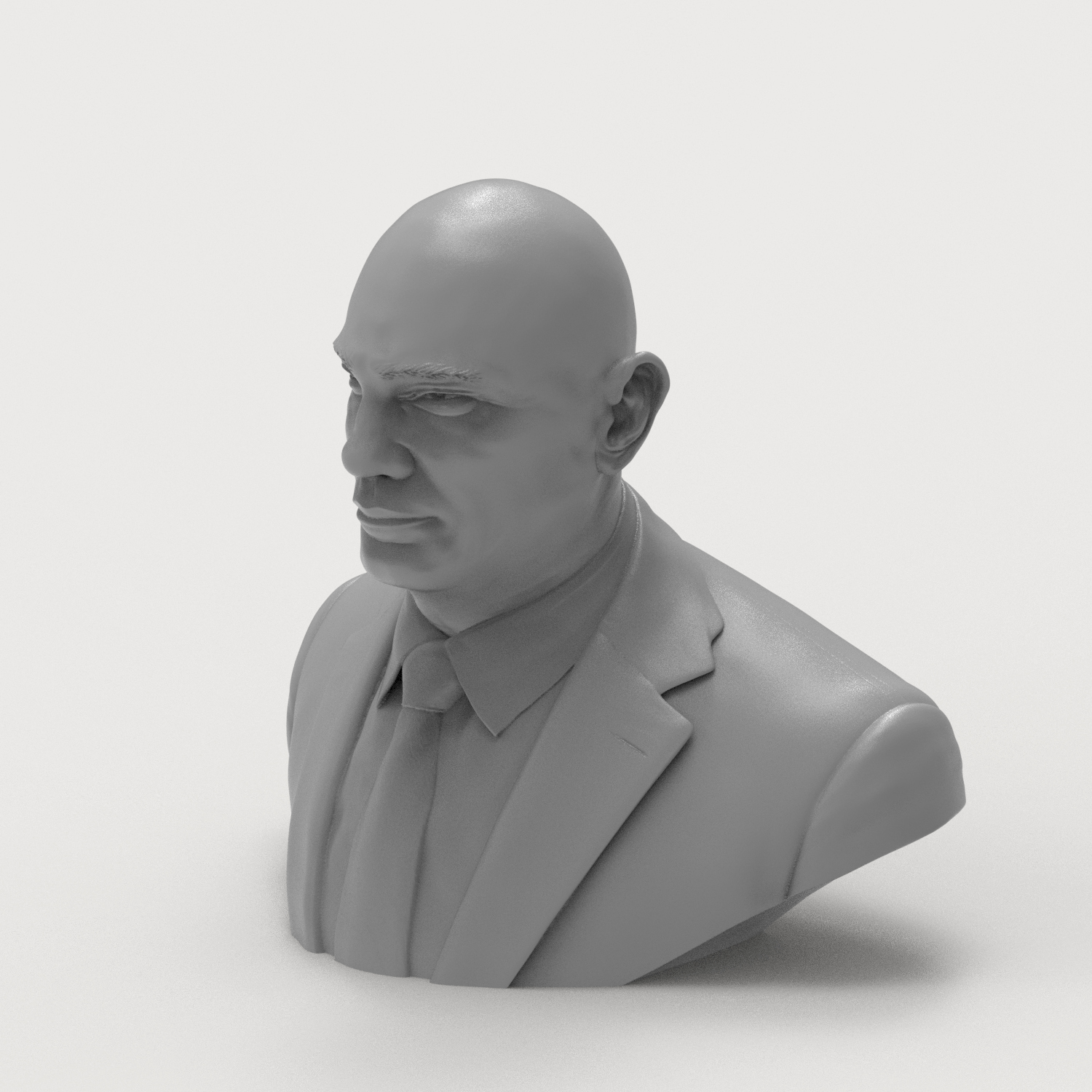 Dave Bautista Drax Suit 3D Printable Bust 3D Model