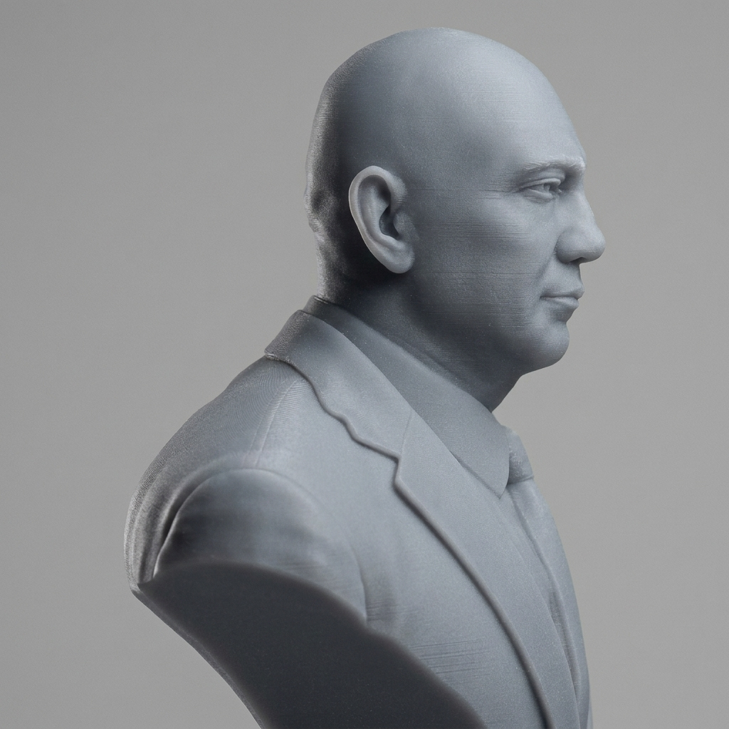 Dave Bautista Drax Suit 3D Printable Bust 3D Model