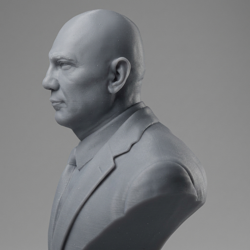 Dave Bautista Drax Suit 3D Printable Bust 3D Model