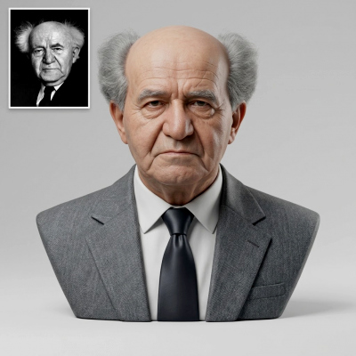 David Ben-Gurion 3D Printable Bust