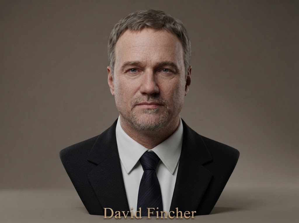 David Fincher Bust 3D Printable 3D Model