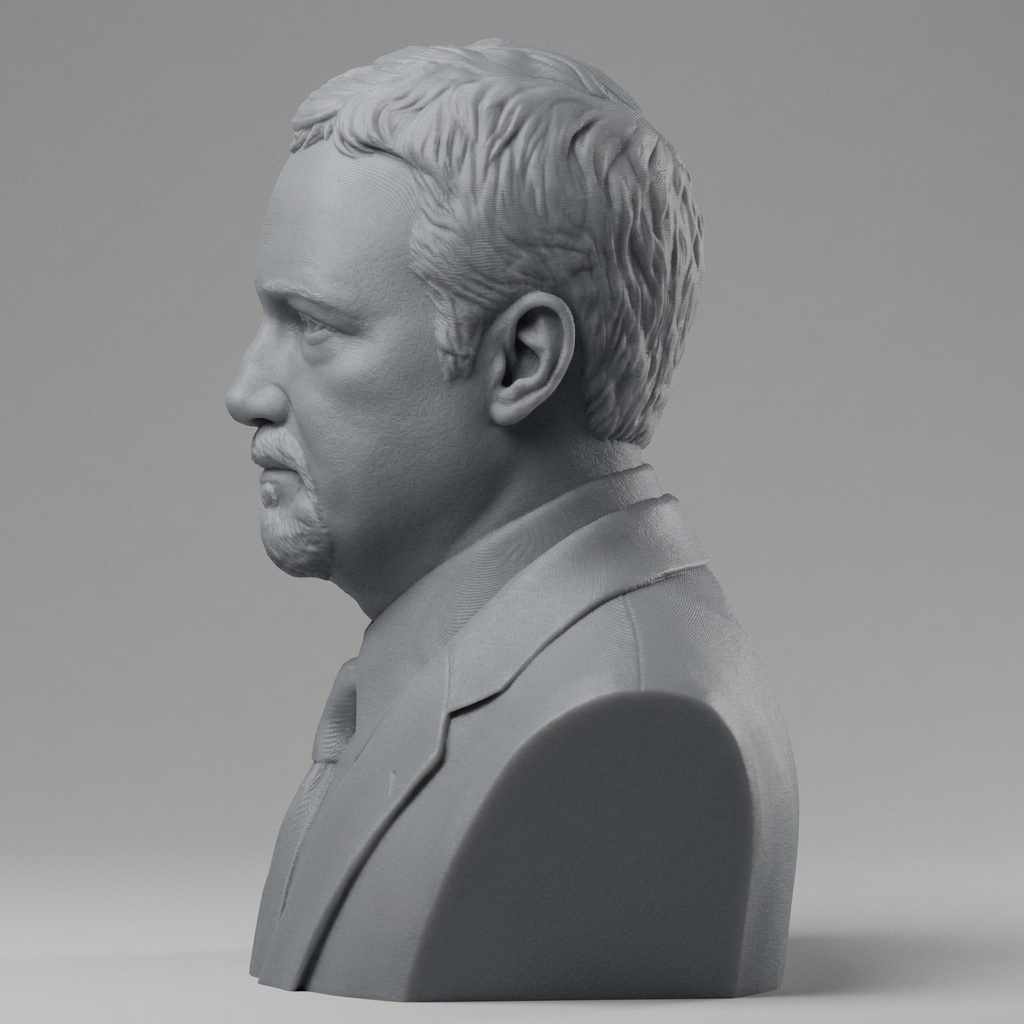 David Fincher Bust 3D Printable 3D Model