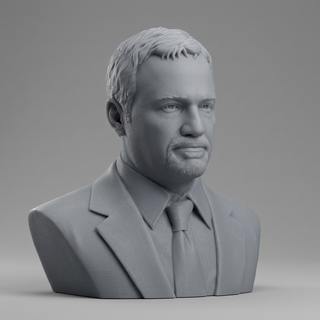 David Fincher Bust 3D Printable 3D Model