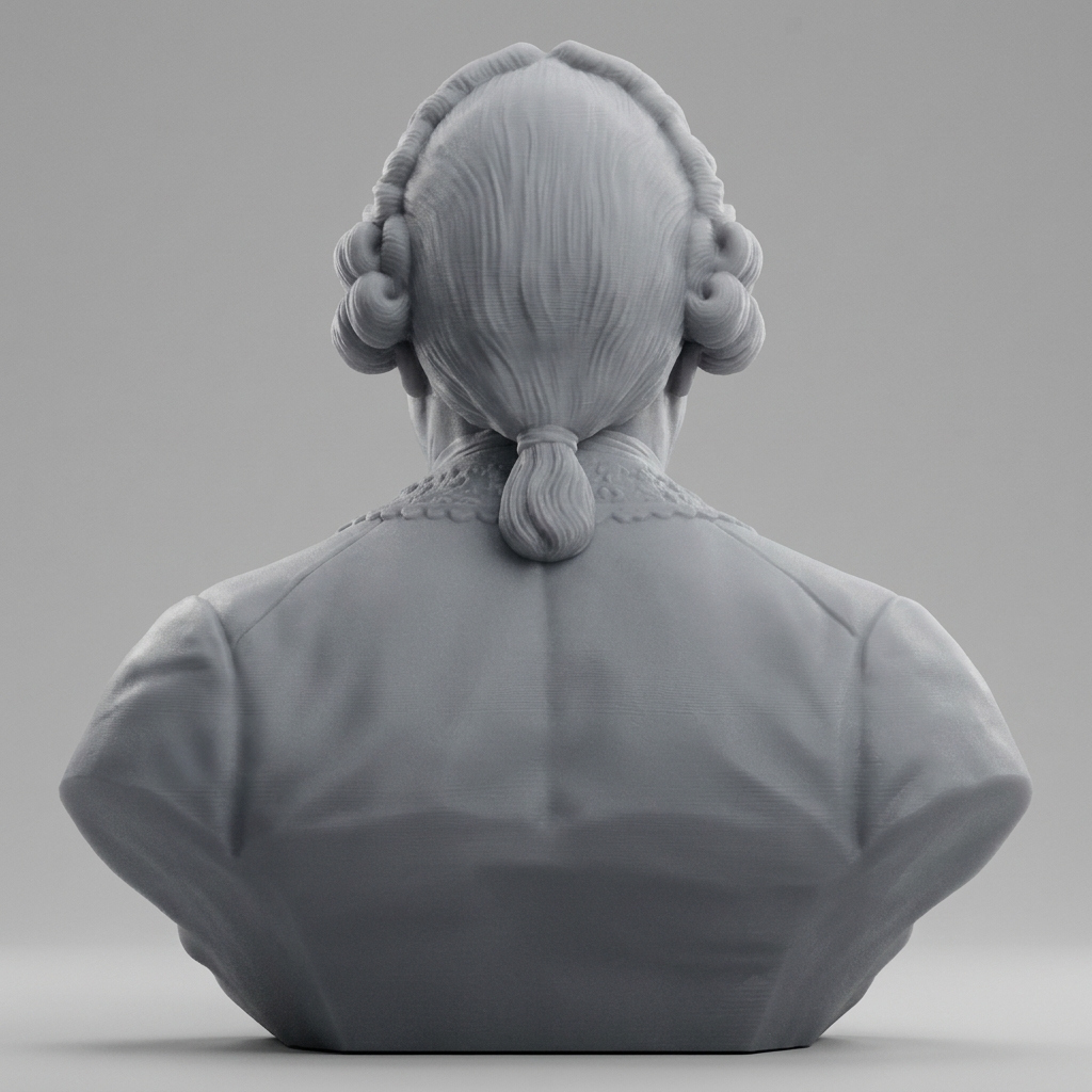 David Hume Bust 3D Printable 3D Model