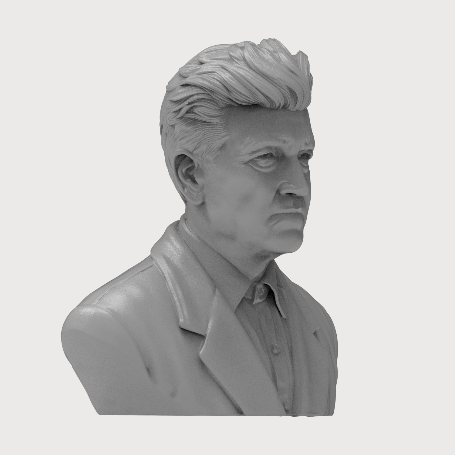 David Lynch Bust 3D Printable Model 3D Model