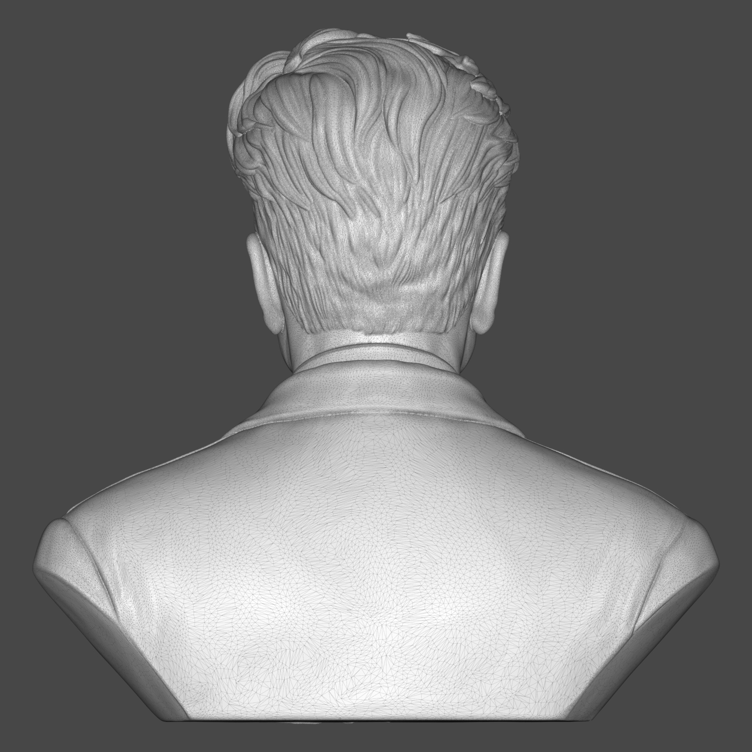 David Lynch Bust 3D Printable Model 3D Model