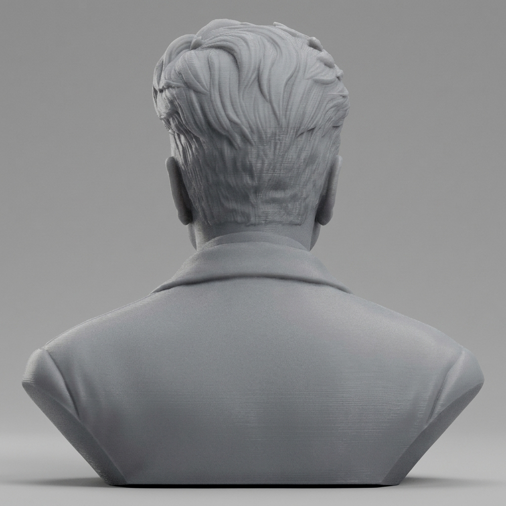 David Lynch Bust 3D Printable Model 3D Model
