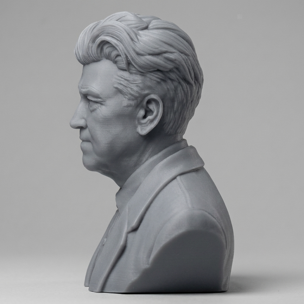 David Lynch Bust 3D Printable Model 3D Model