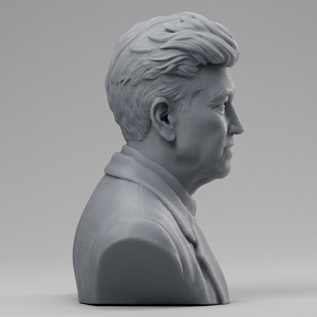 David Lynch Bust 3D Printable Model 3D Model