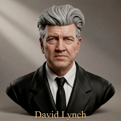 David Lynch Bust 3D Printable Model