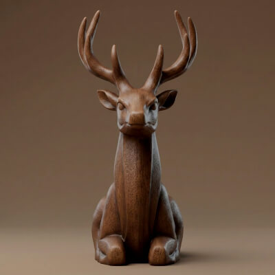 Deer 3D Print Model