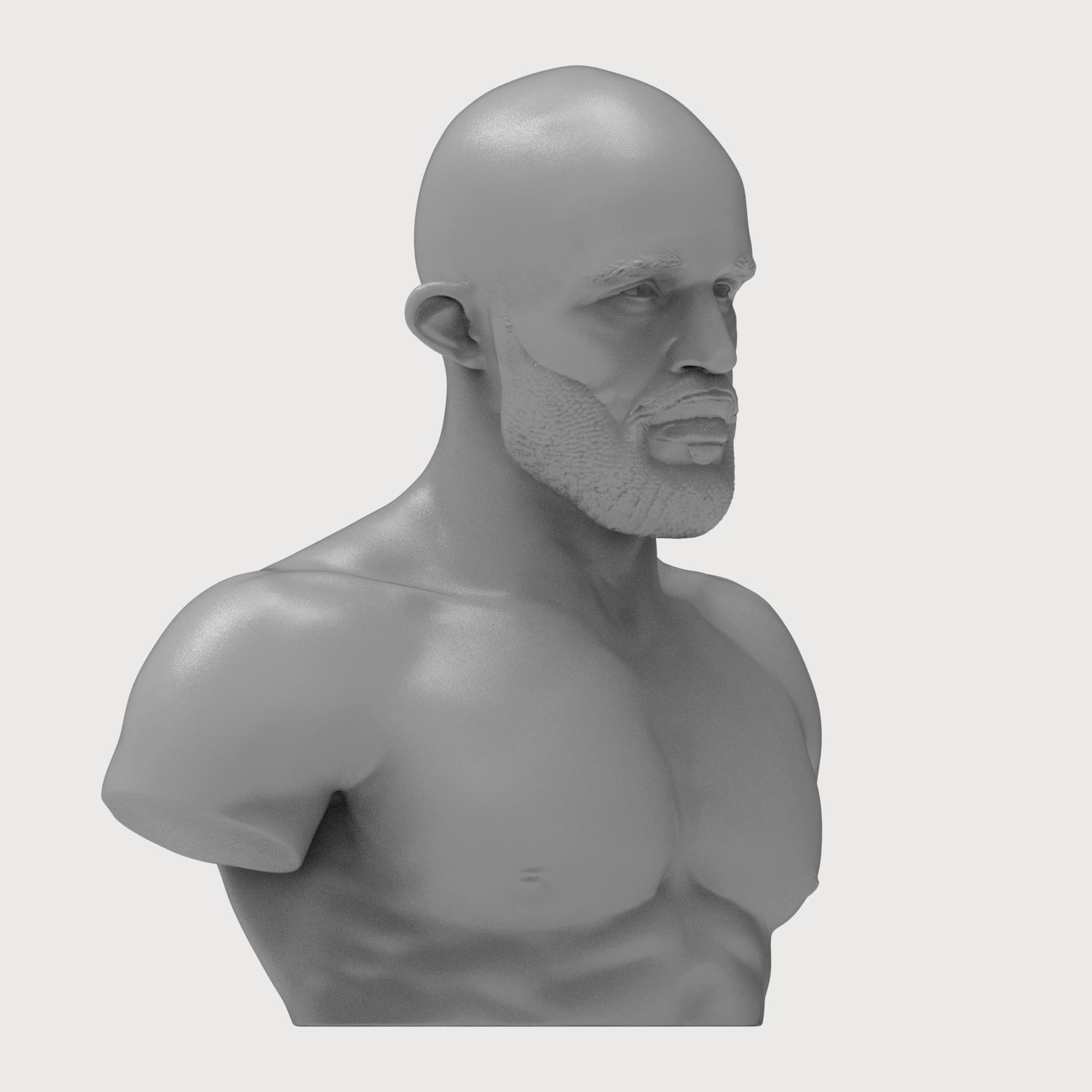 Demetrious Johnson 3D Printable Bust 3D Model
