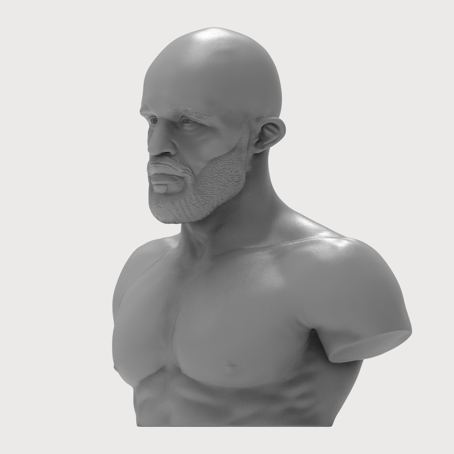 Demetrious Johnson 3D Printable Bust 3D Model