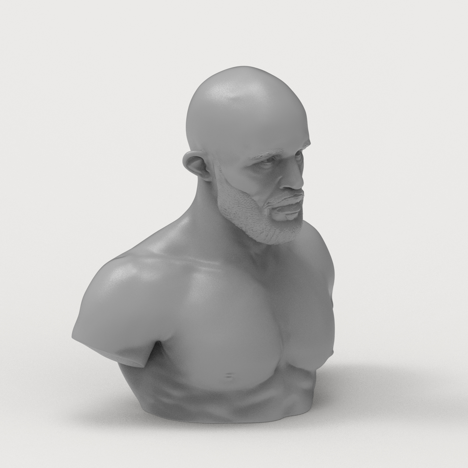 Demetrious Johnson 3D Printable Bust 3D Model