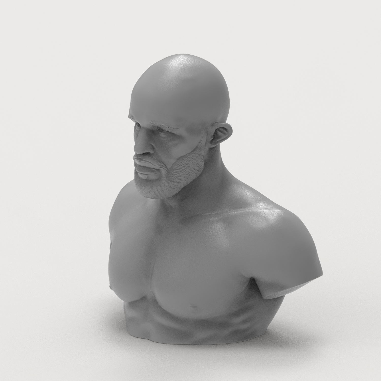 Demetrious Johnson 3D Printable Bust 3D Model