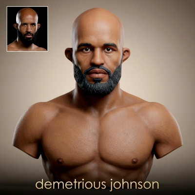 Demetrious Johnson 3D Printable Bust