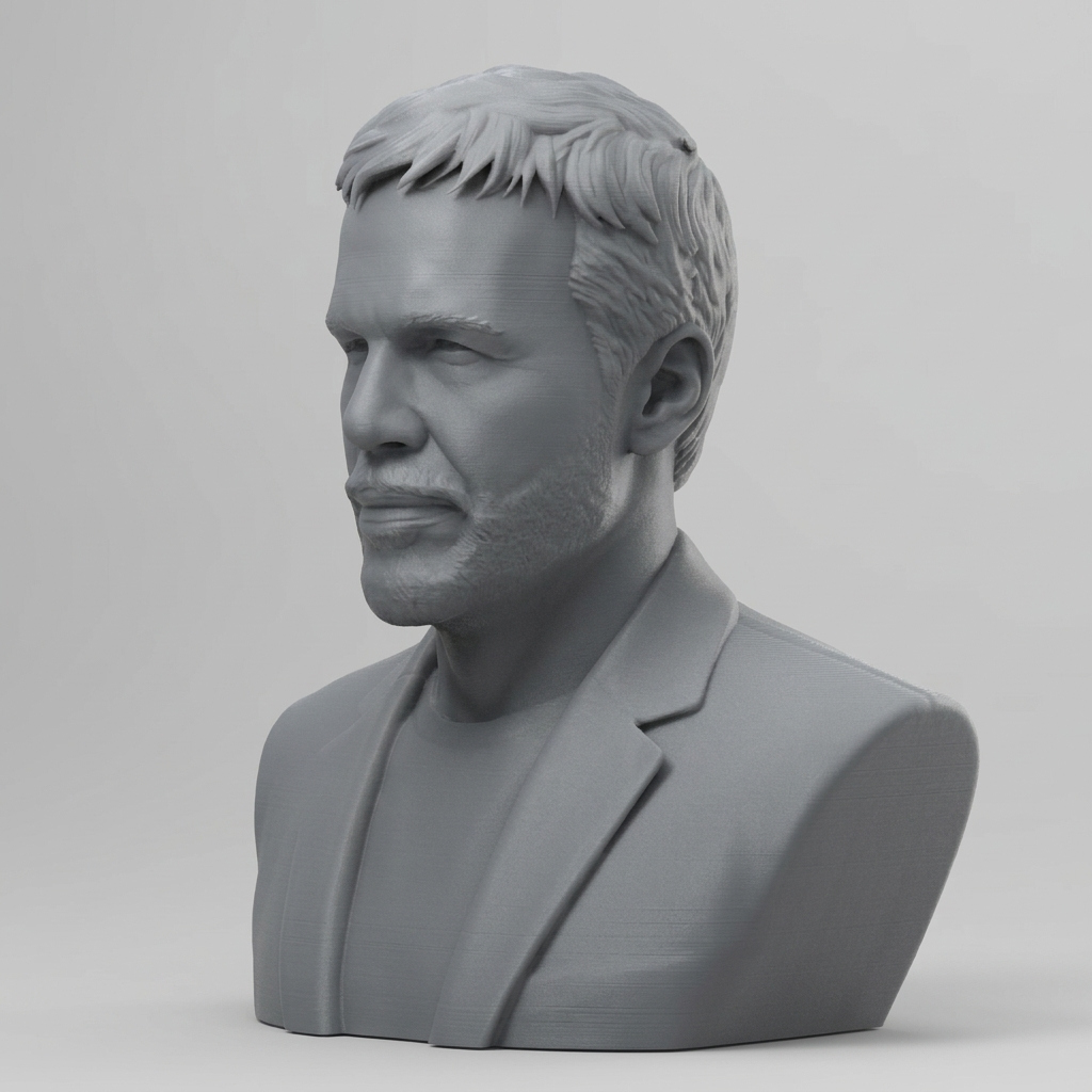Denis Villeneuve Bust 3D Printable 3D Model