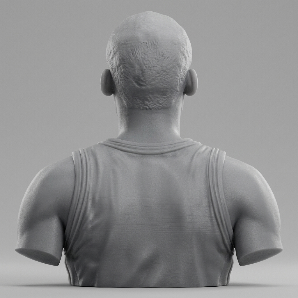 Dennis Rodman 3D Printable Bust 3D Model