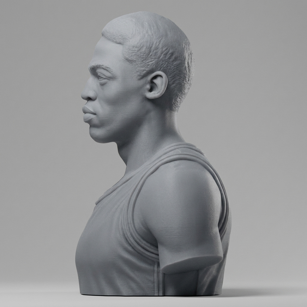 Dennis Rodman 3D Printable Bust 3D Model