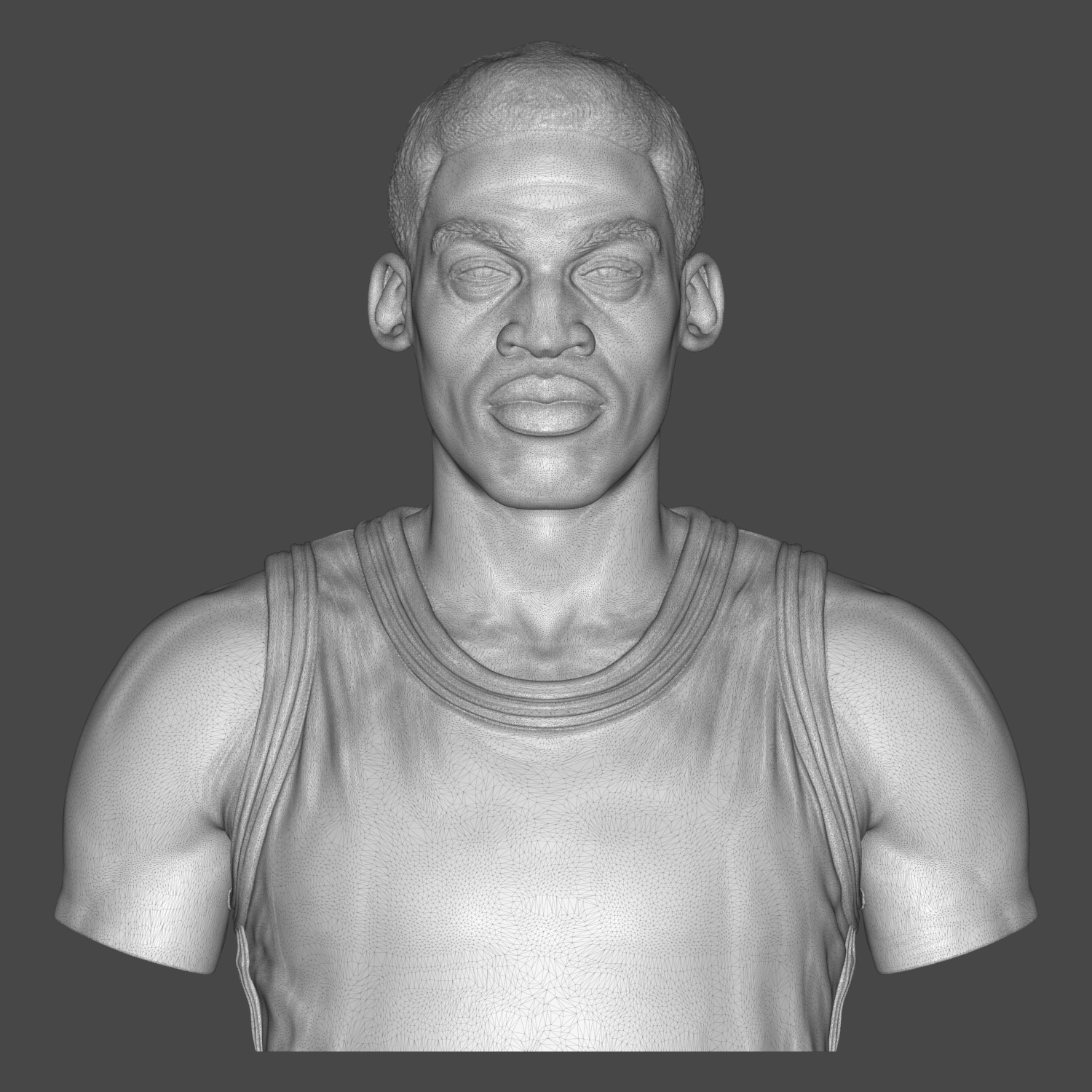 Dennis Rodman 3D Printable Bust 3D Model
