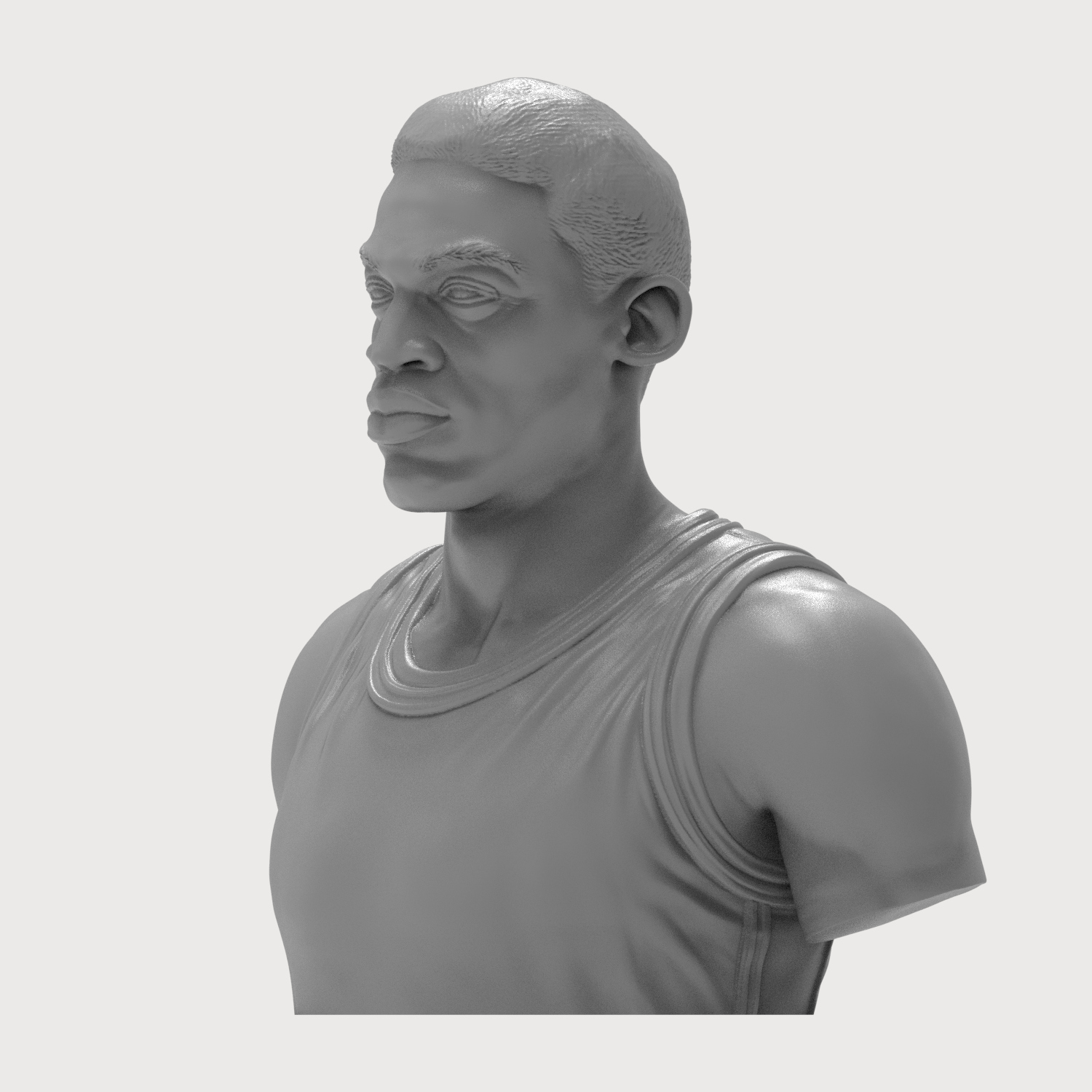 Dennis Rodman 3D Printable Bust 3D Model