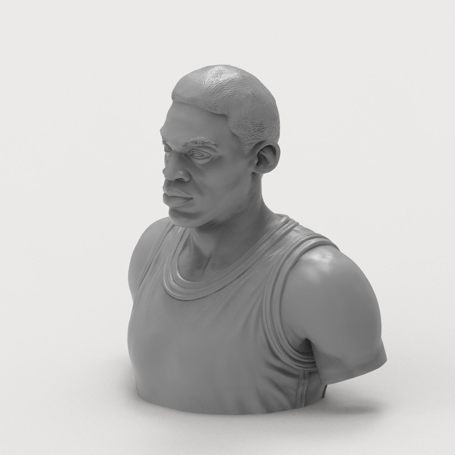 Dennis Rodman 3D Printable Bust 3D Model