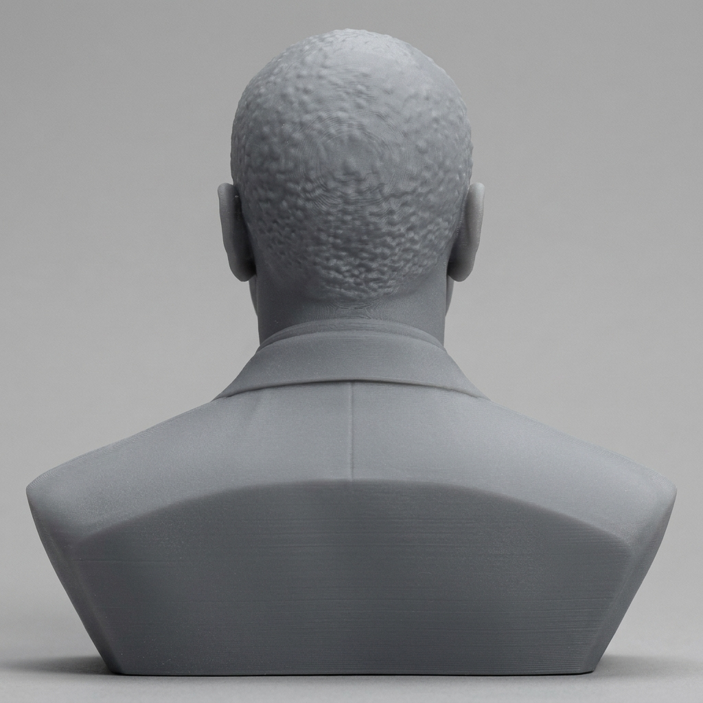 Denzel Washington 3D Printable Bust 3D Model