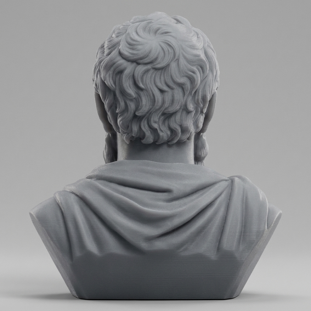 Diogenes of Sinope Greek Philosopher Bust 3D Model