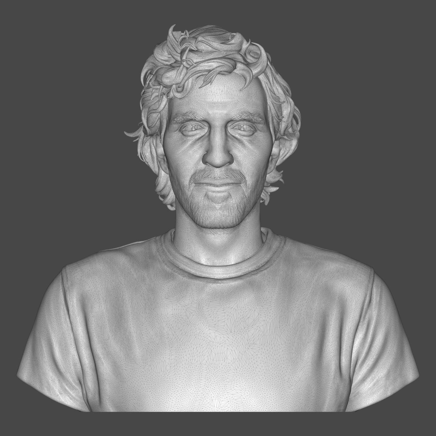 Dirk Nowitzki Dallas 3D Printable Bust 3D Model