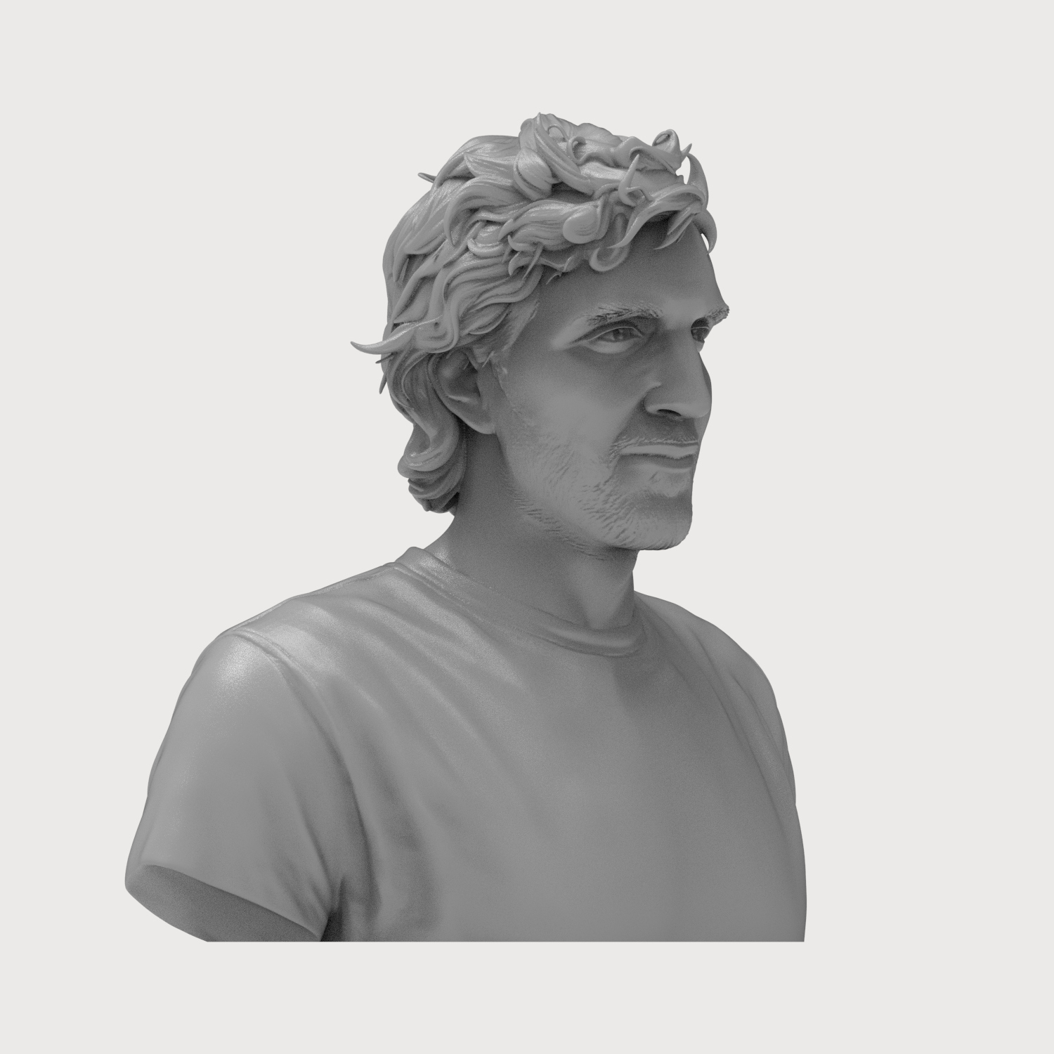 Dirk Nowitzki Dallas 3D Printable Bust 3D Model