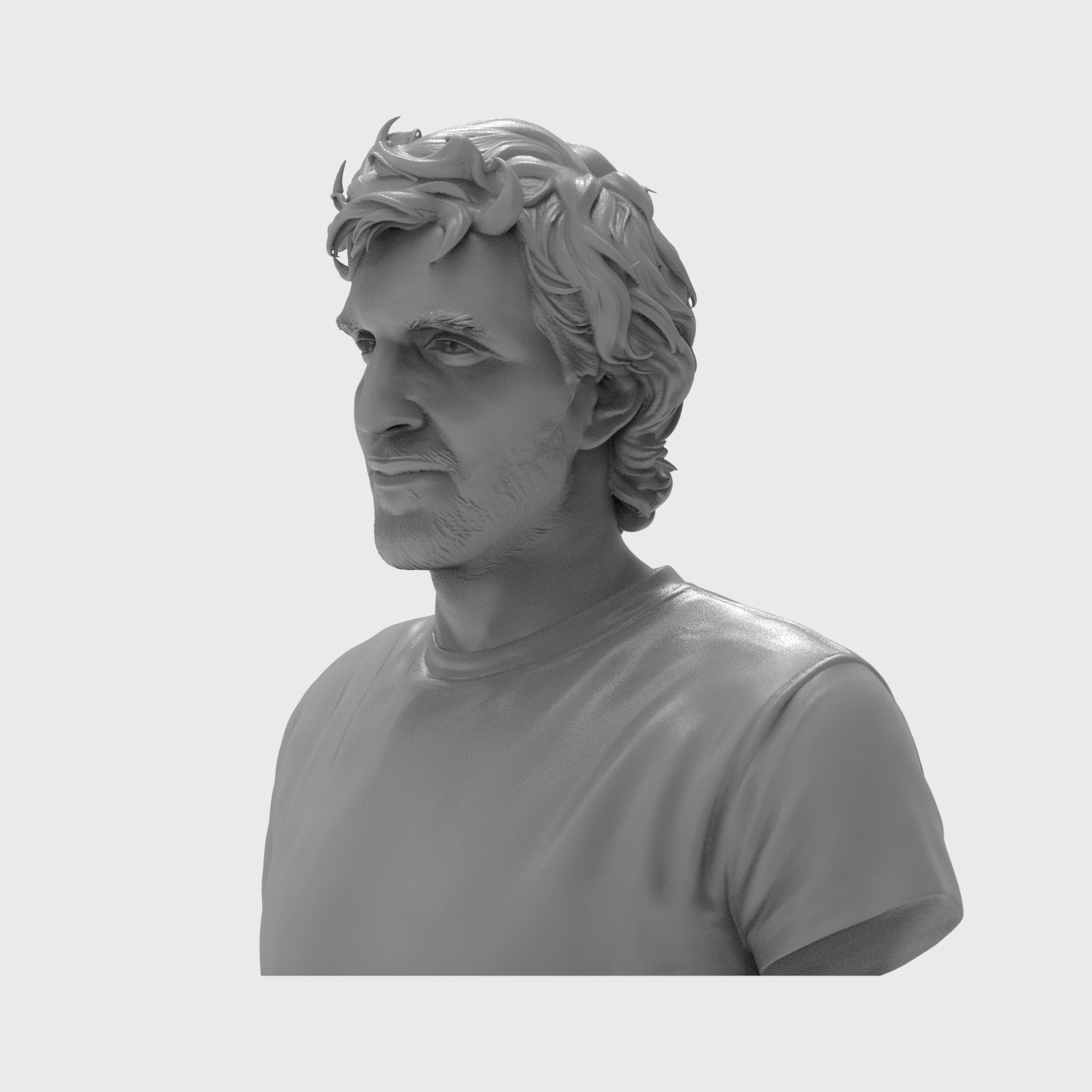 Dirk Nowitzki Dallas 3D Printable Bust 3D Model