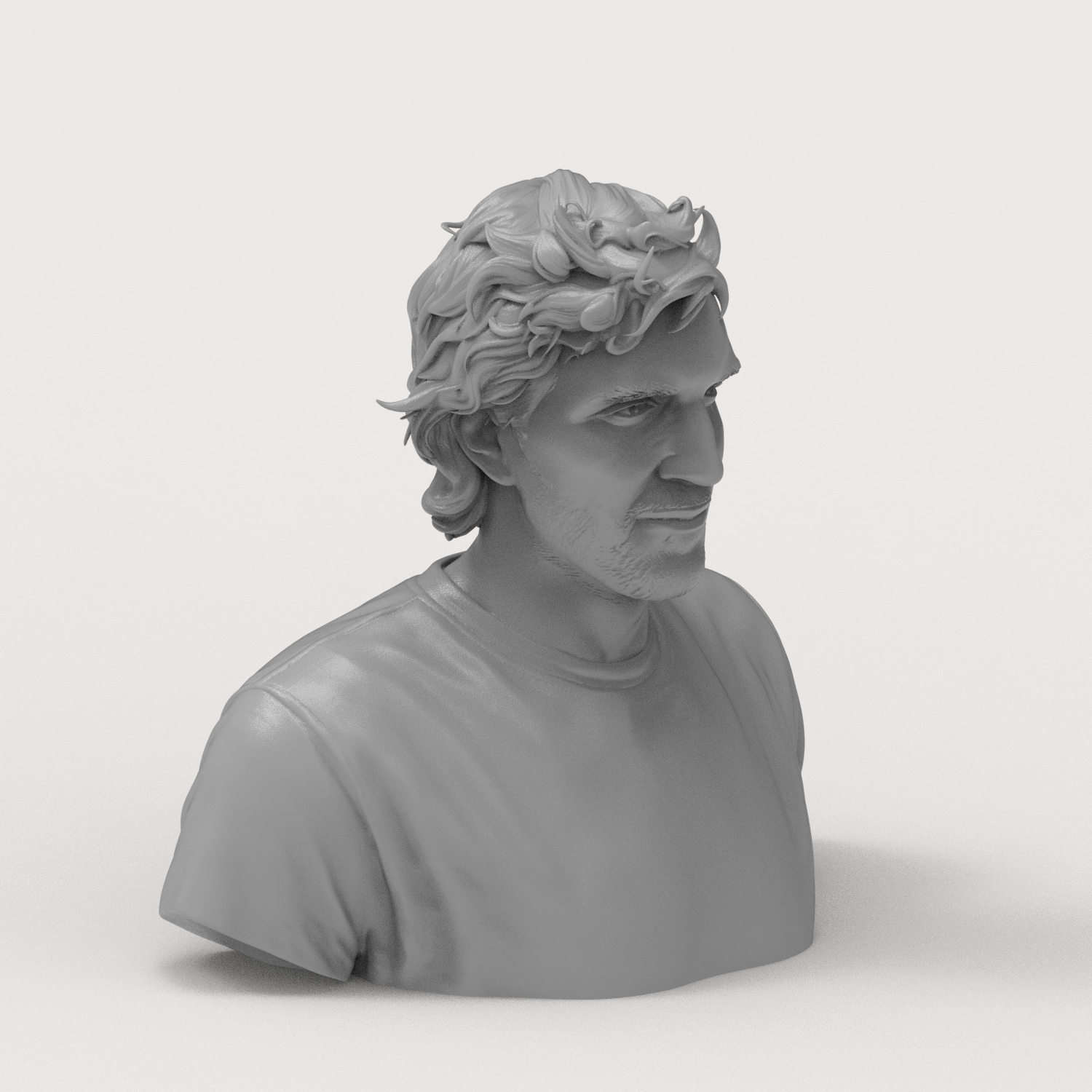 Dirk Nowitzki Dallas 3D Printable Bust 3D Model