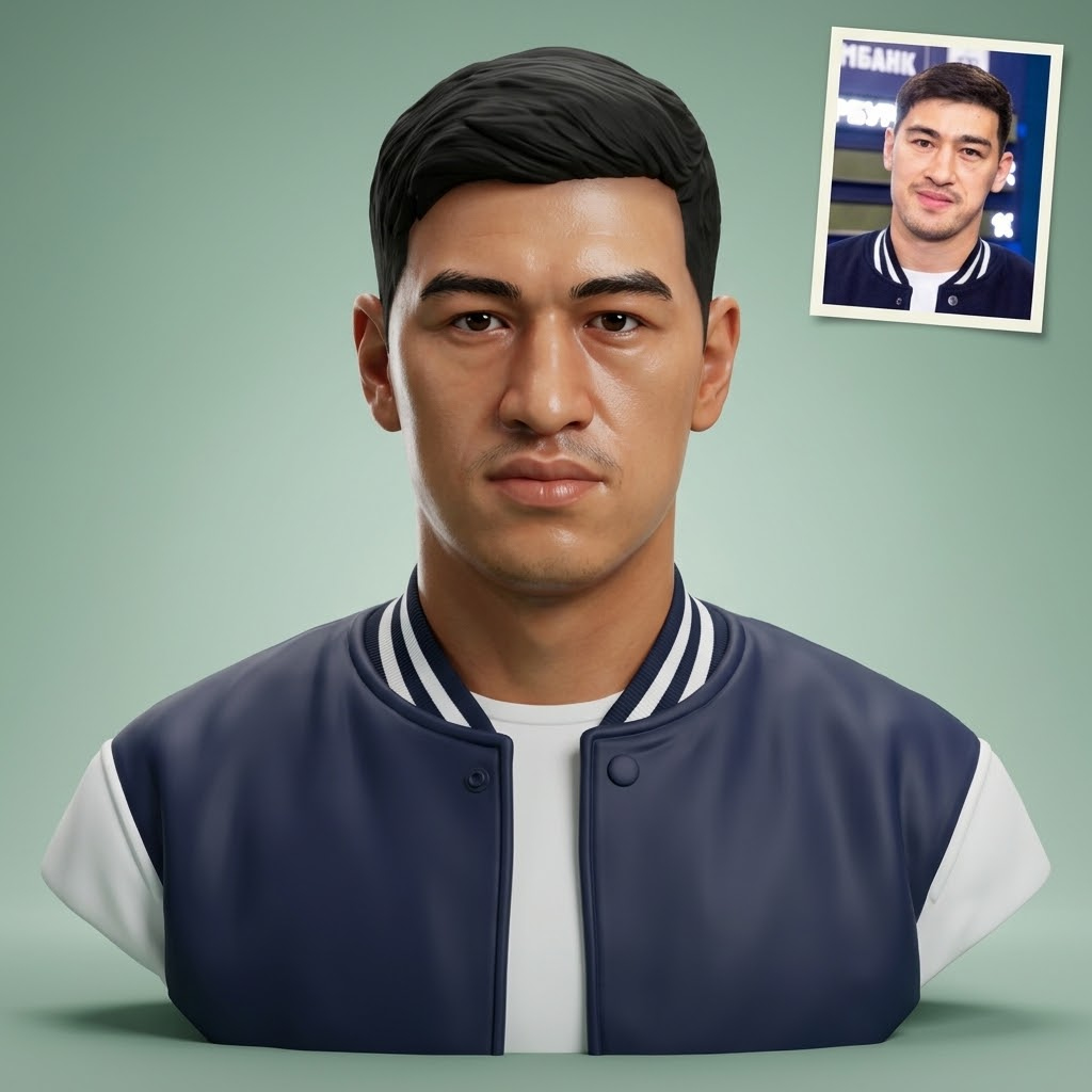 Dmitry Bivol 3D Printable Bust 3D Model