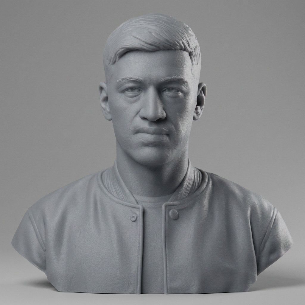 Dmitry Bivol 3D Printable Bust 3D Model