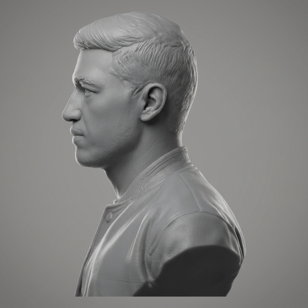 Dmitry Bivol 3D Printable Bust 3D Model