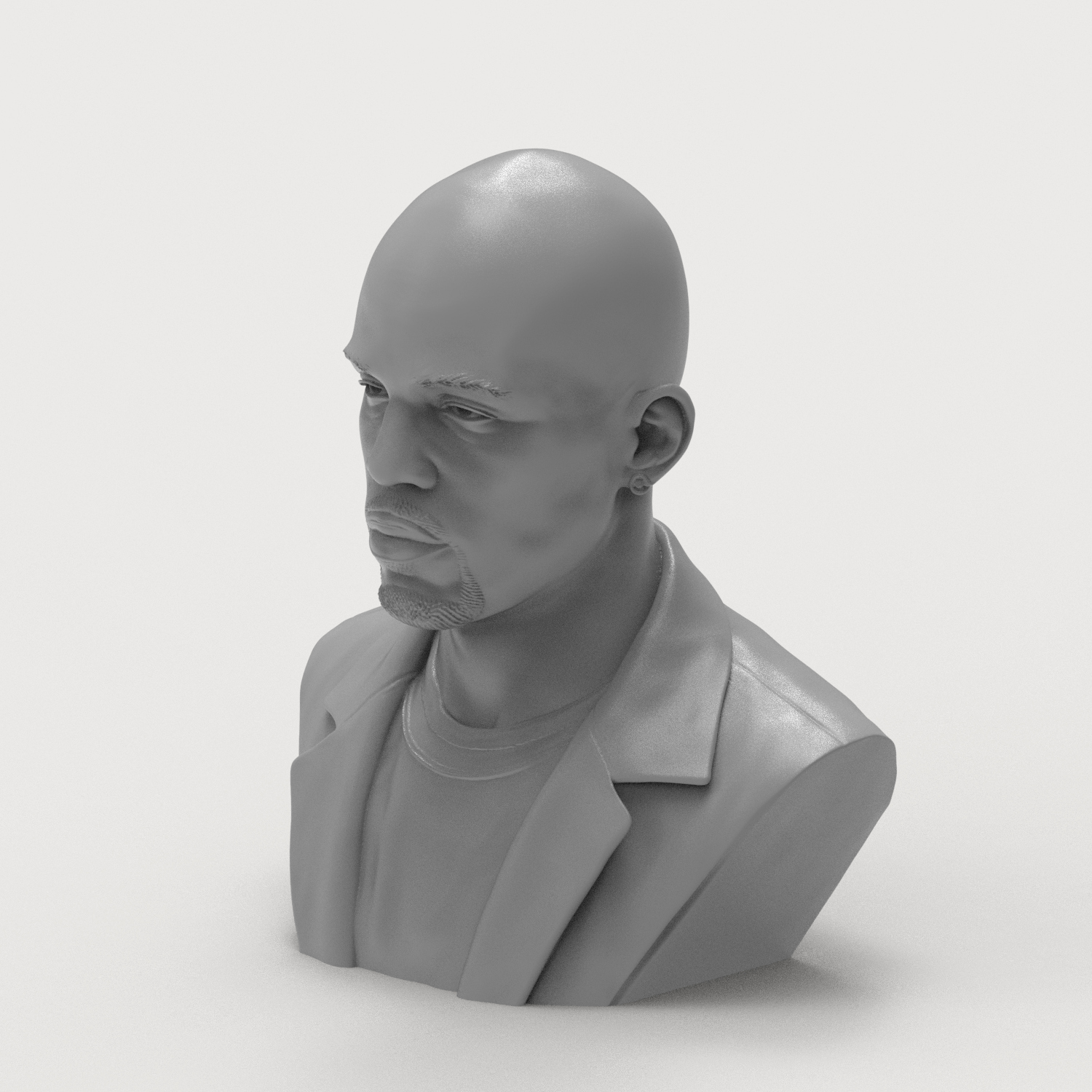 DMX Earl Simmons 3D Printable Bust 3D Model