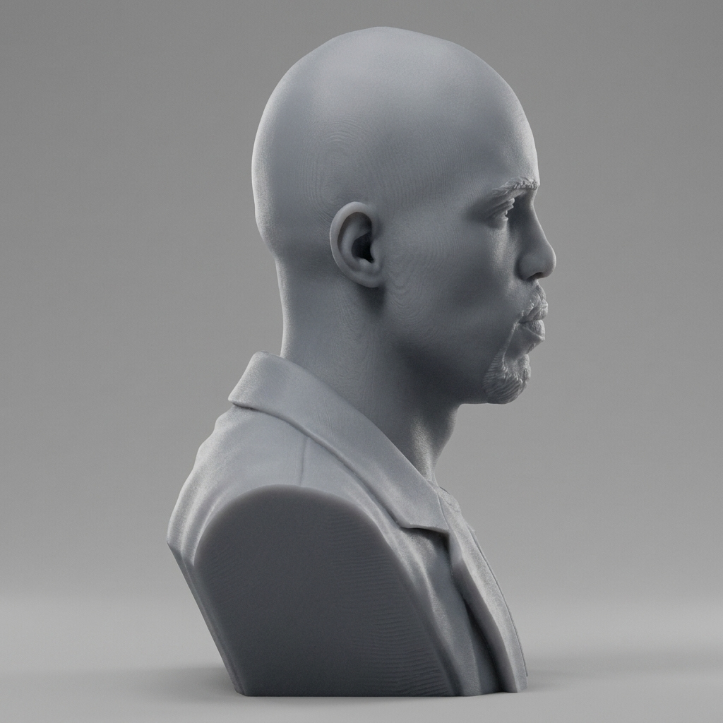 DMX Earl Simmons 3D Printable Bust 3D Model