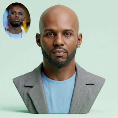 DMX Earl Simmons 3D Printable Bust