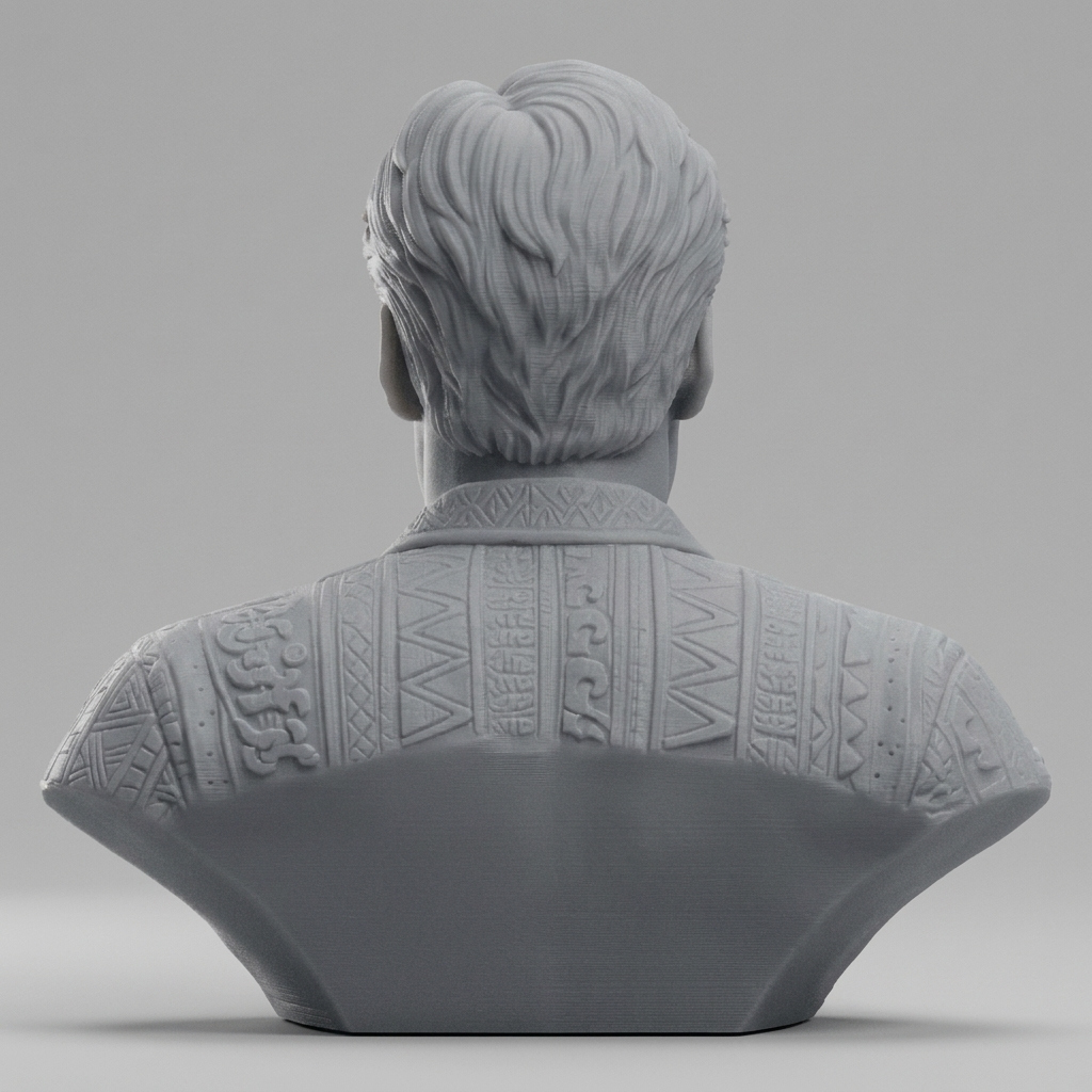 Dolph Lundgren Portrait Bust 3D Printable 3D Model