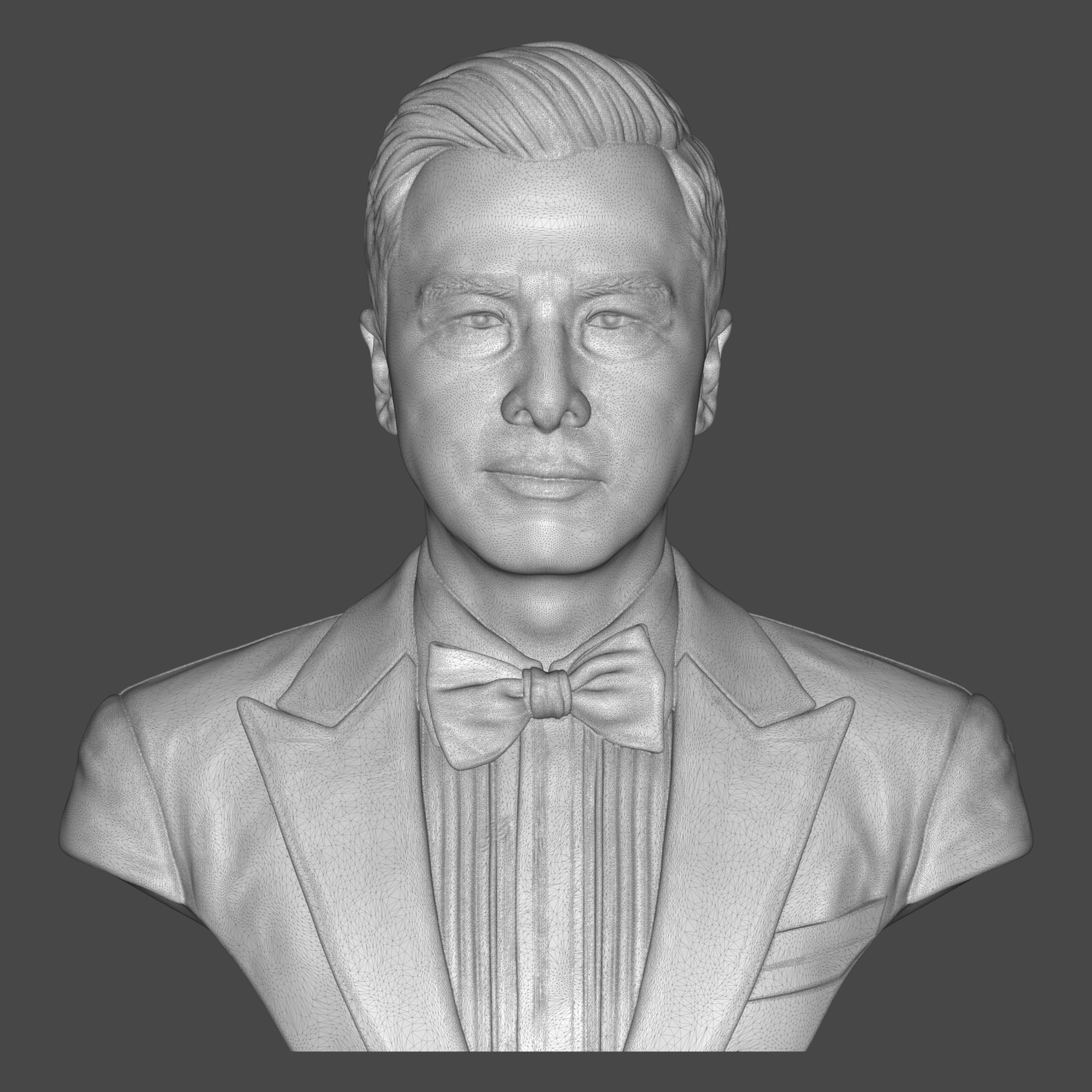 Donnie Yen Bust 3D Printable Bust 3D Model