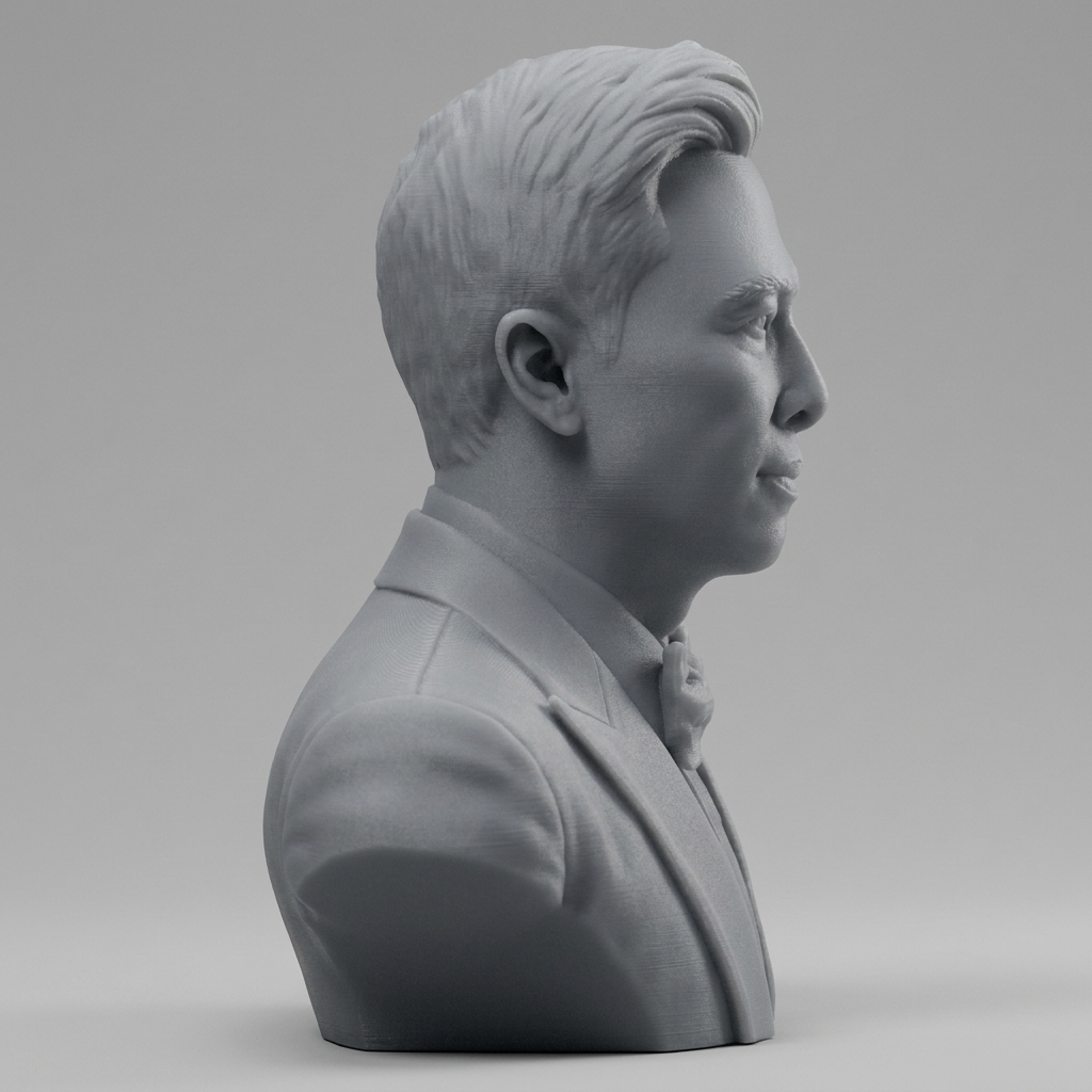 Donnie Yen Bust 3D Printable Bust 3D Model