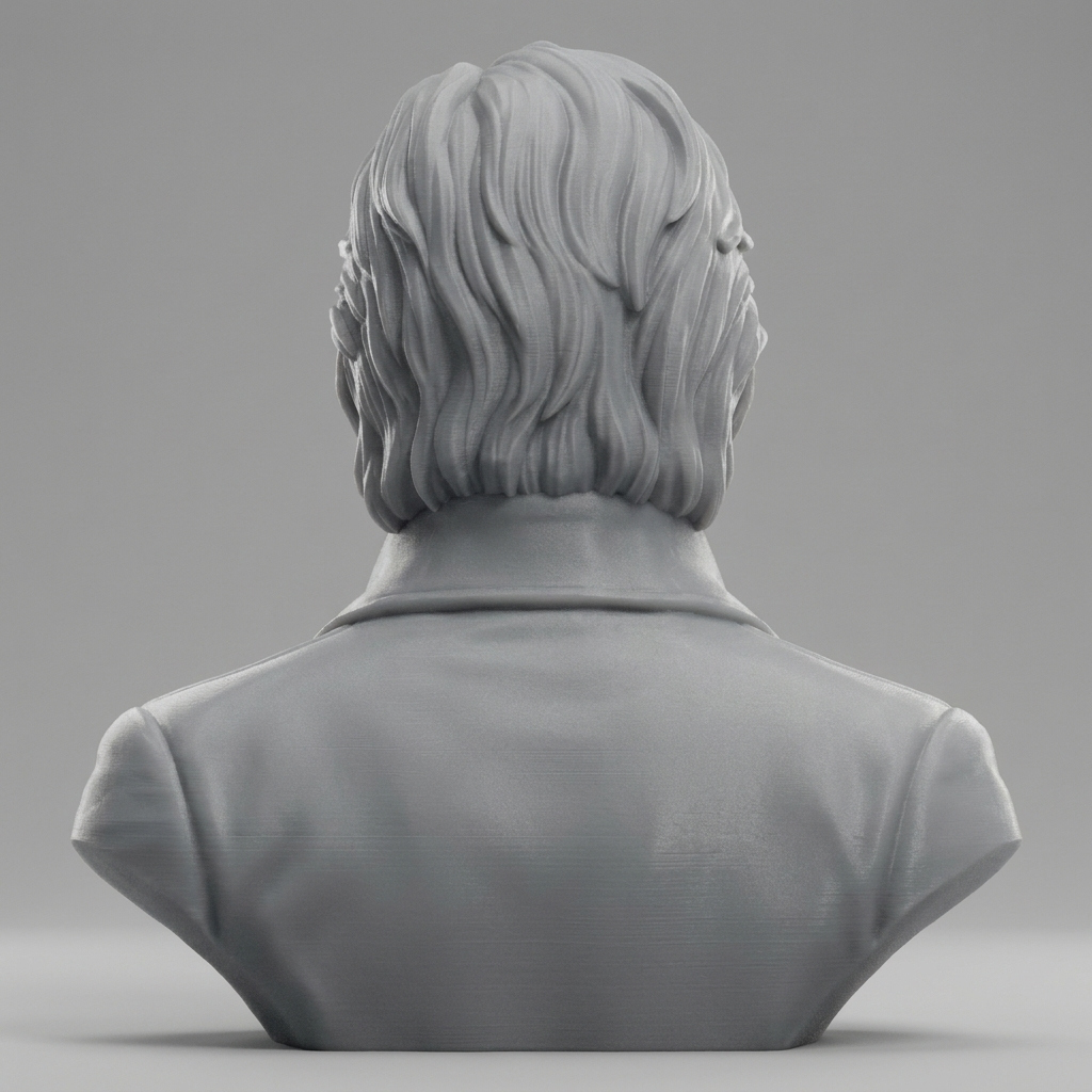 Dorian Gray Literary Character Portrait Bust 3D Model