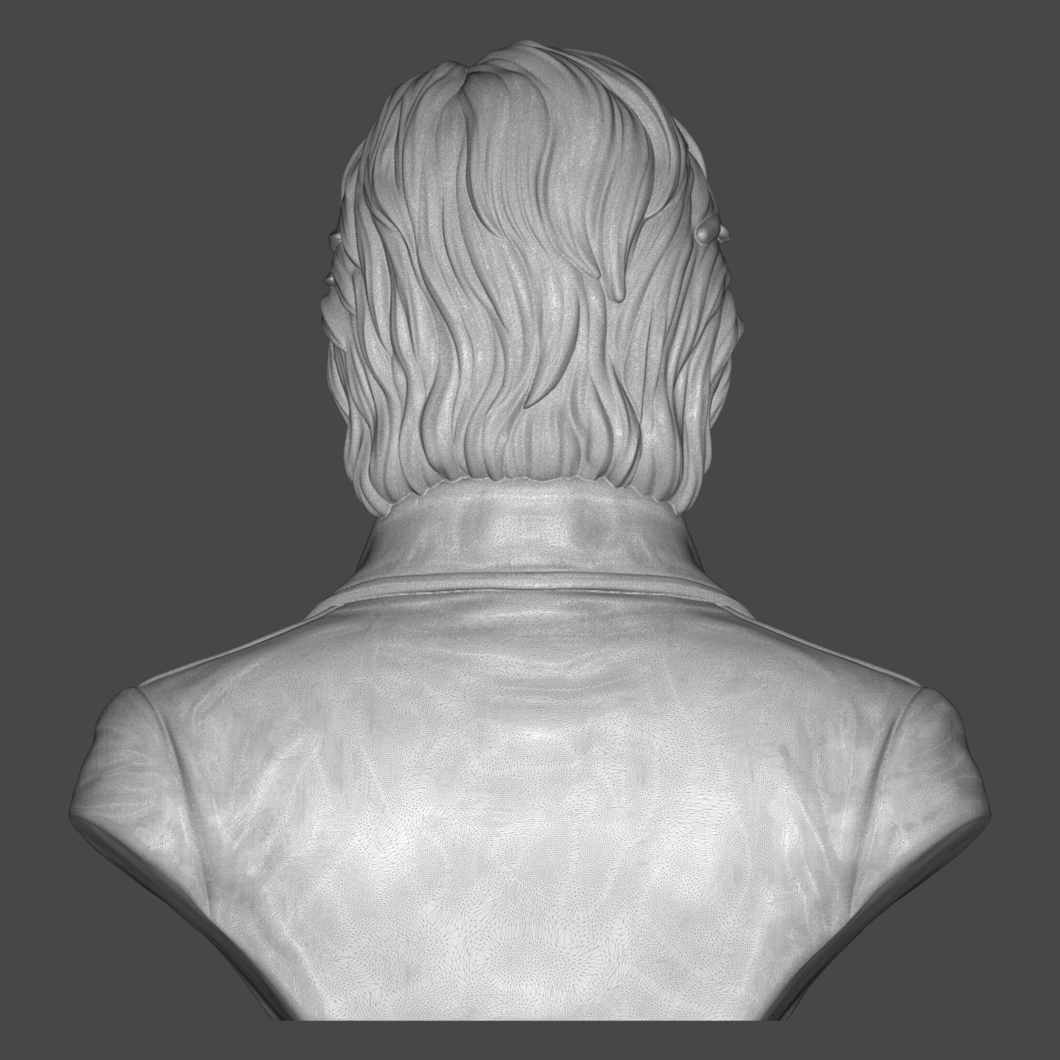 Dorian Gray Literary Character Portrait Bust 3D Model