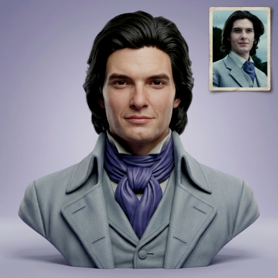 Dorian Gray Literary Character Portrait Bust